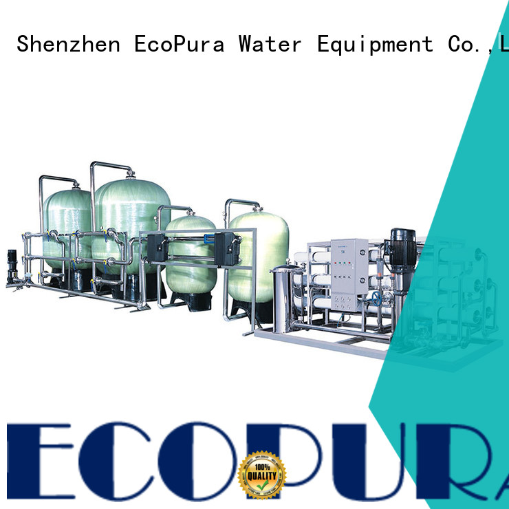 EcoPura filter water treatment machine price exporter for water treatment