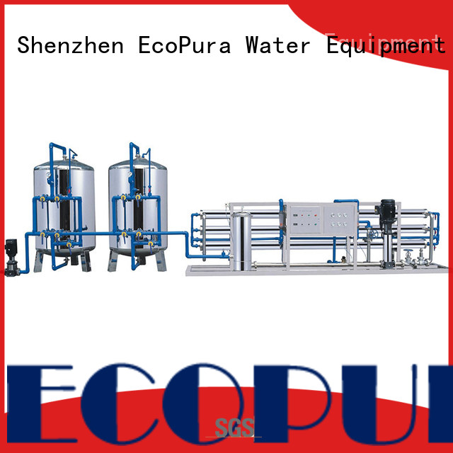 EcoPura 10m3h water treatment machine price solution expert for the global market
