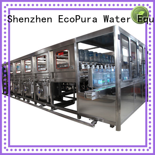 EcoPura 600bph water bottling equipment manufacturer for distribution