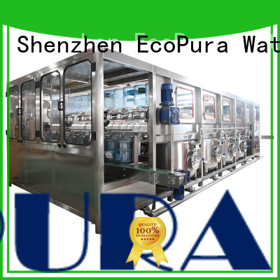 EcoPura 2000bph water bottle filler factory for commercial production
