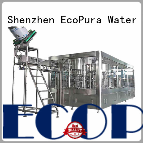 EcoPura low cost small liquid filling machine trade partner for beverages