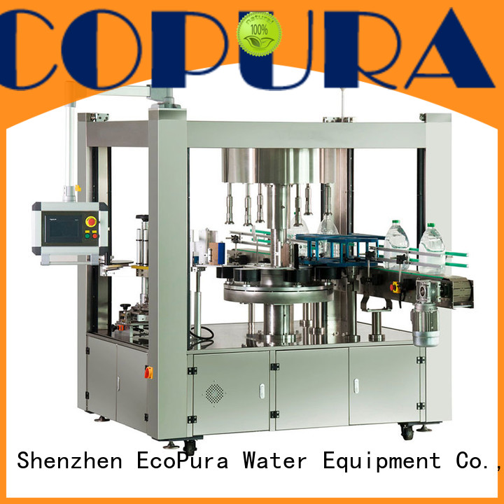 EcoPura ISO9001 certified bottle labeling equipment overseas market for wholesale