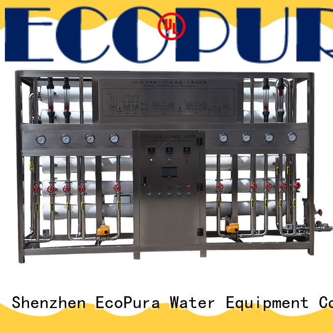 EcoPura strict inspection water system equipments exporter for water purification