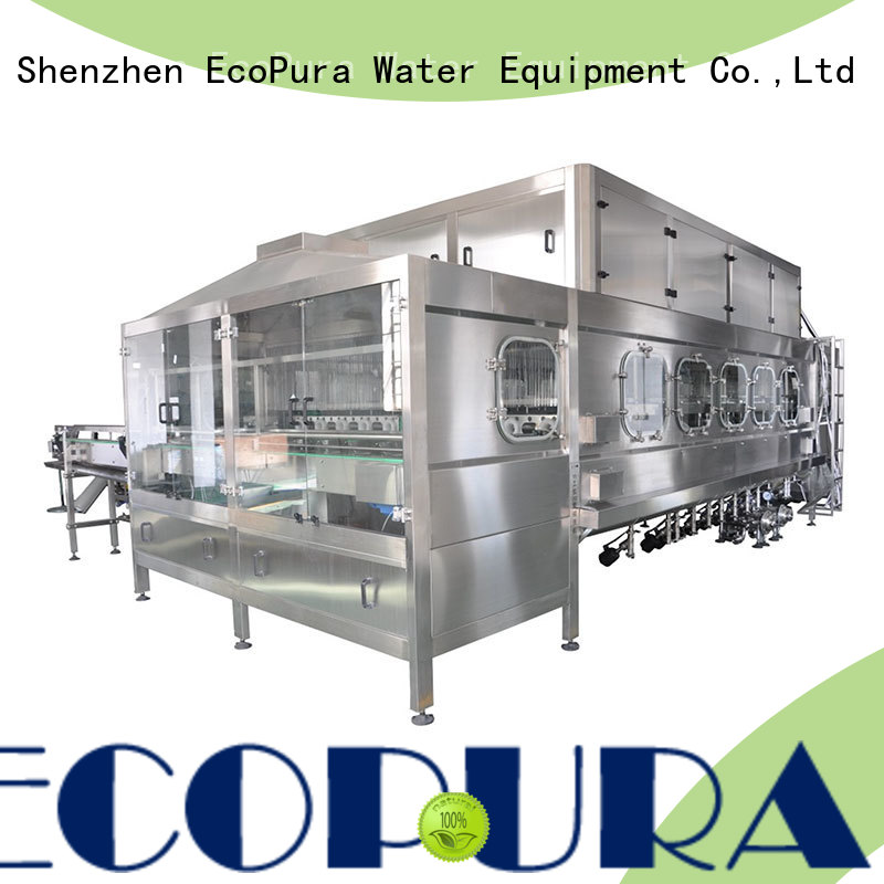EcoPura automatic bottled water machine manufacturer for commercial production