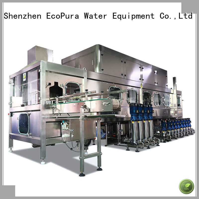 EcoPura 600bph water filling equipment manufacturer for industrial production