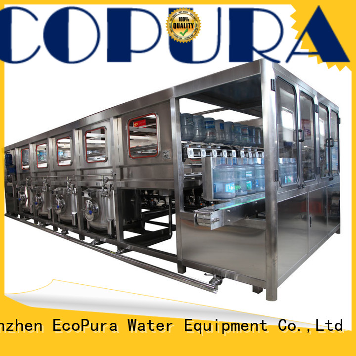 EcoPura 2000bph water bottling equipment manufacturer for commercial production