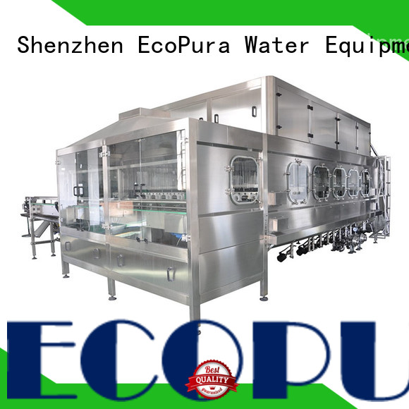 EcoPura automatic water bottle filler manufacturer for commercial production