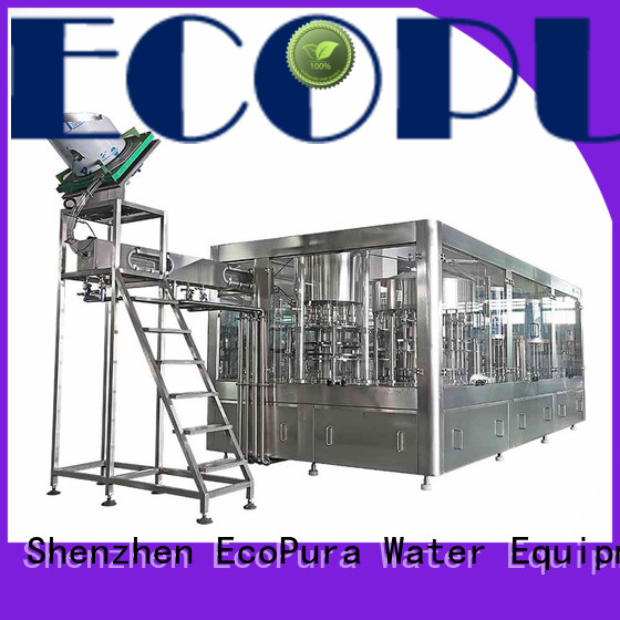 EcoPura low cost bottle filler factory for commercial production