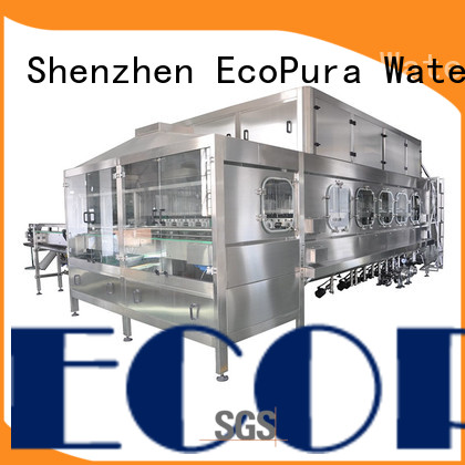 EcoPura 100450bph bottled water machine manufacturer for distribution