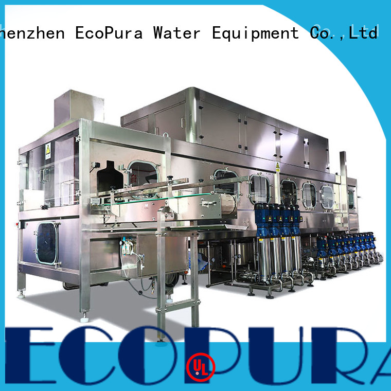 EcoPura water bottle filling machine price factory for distribution