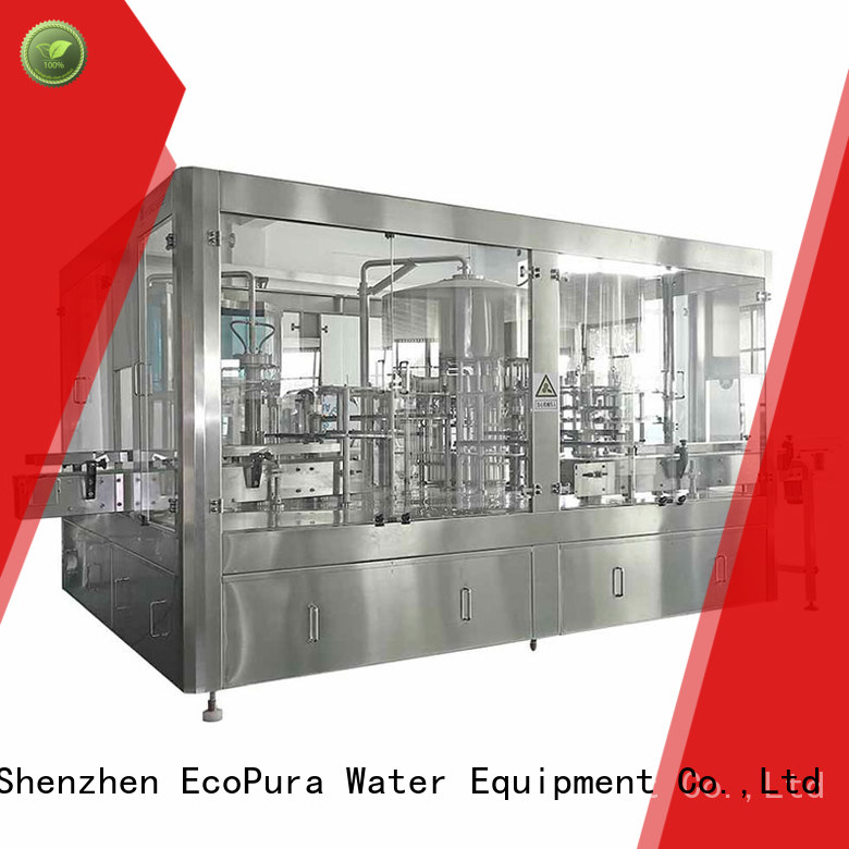 EcoPura hot sale water bottle filling machine international trader for distribution