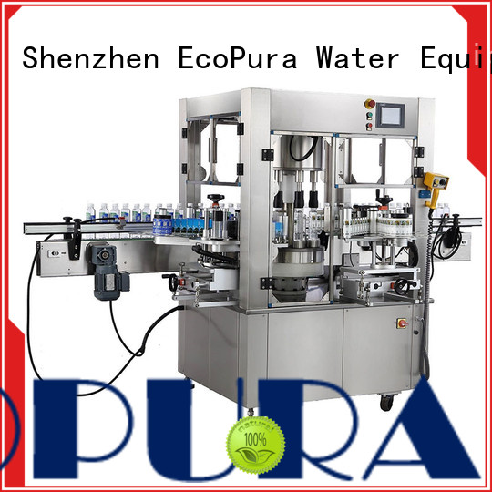 EcoPura ISO9001 certified bottle labeling equipment overseas market for commerce