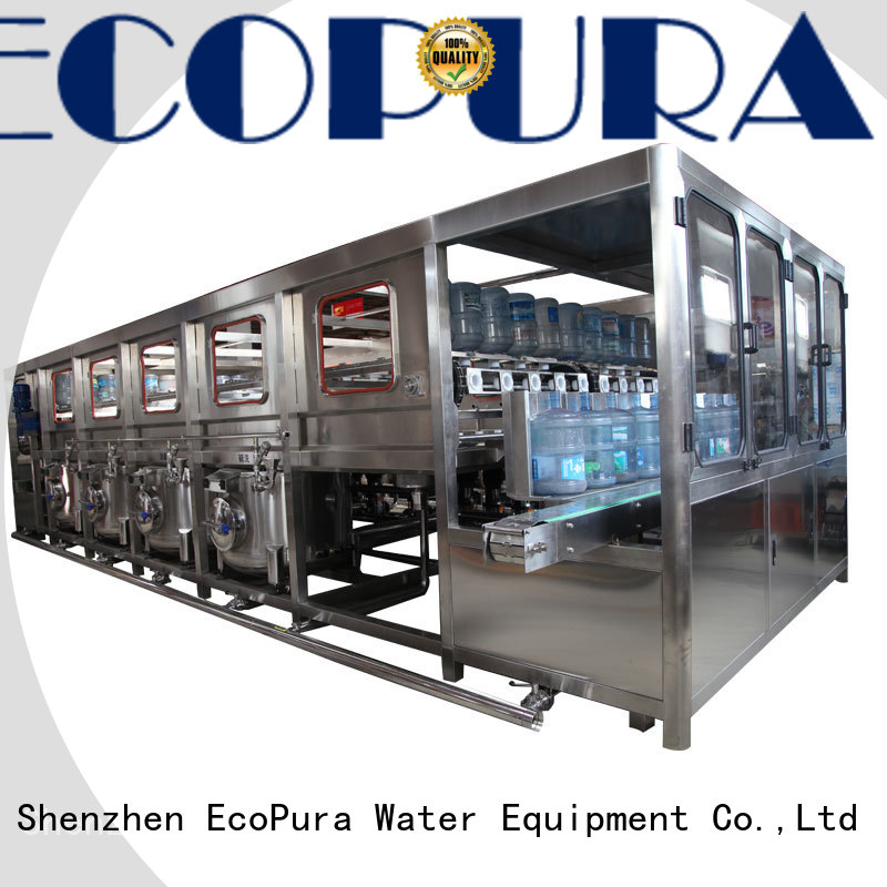 EcoPura water filling equipment manufacturer for commercial production