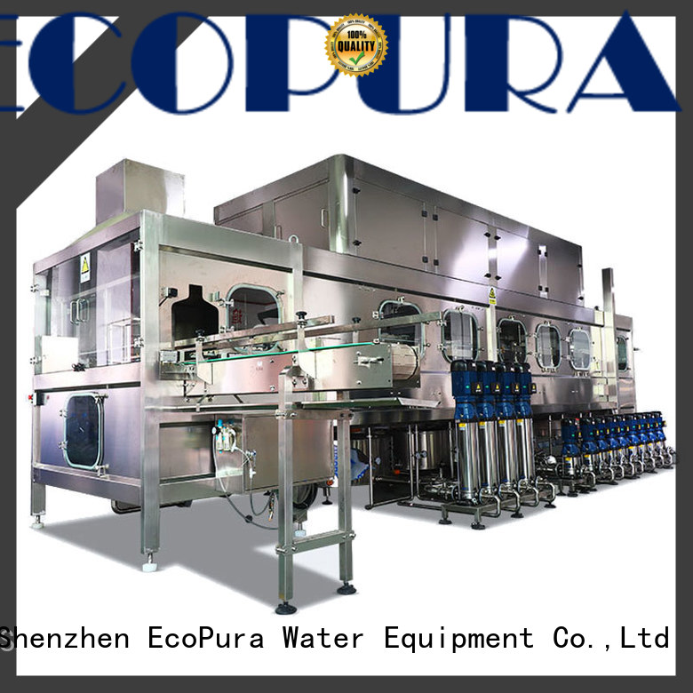 EcoPura machine water bottle filler factory for industrial production