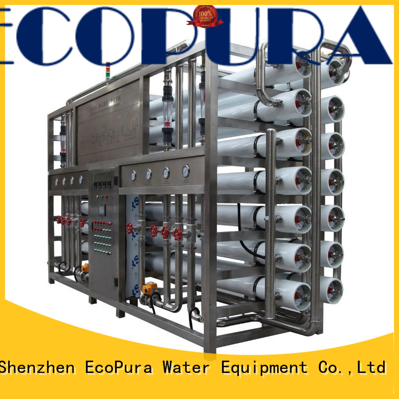 EcoPura standard water treatment equipment for sale exporter for the global market