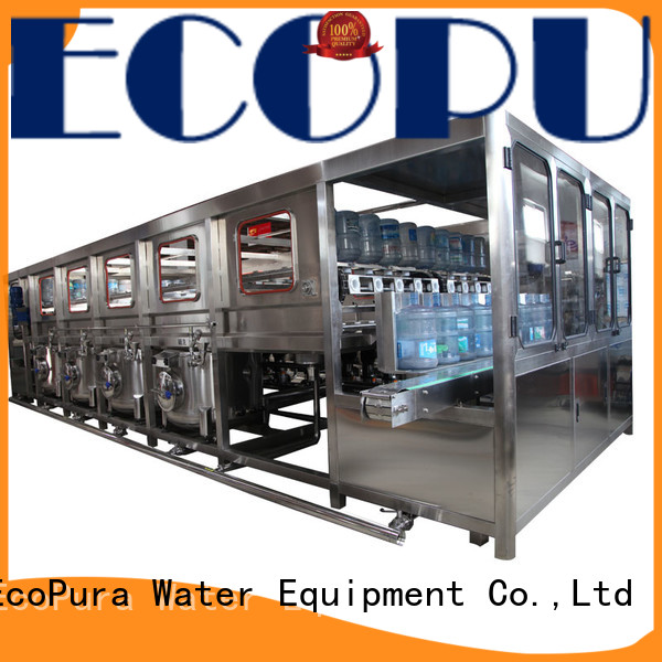 EcoPura most popular water filling equipment manufacturer for commercial production