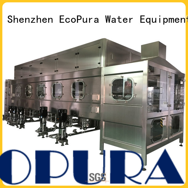 EcoPura 600bph water filling equipment factory for industrial production