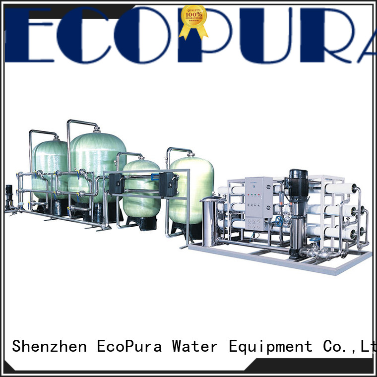 EcoPura 100% quality water treatment process exporter for the global market
