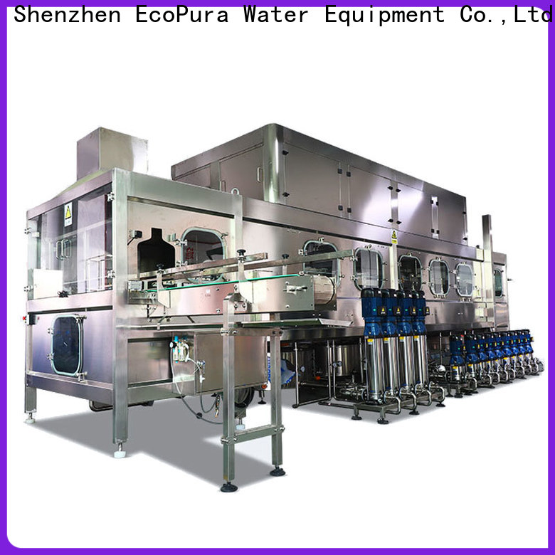 EcoPura 5gallon mineral water bottle filling machine manufacturer for distribution