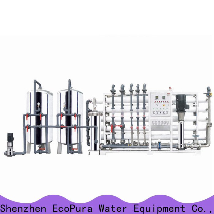 EcoPura strict inspection water treatment equipment solution expert for water purification