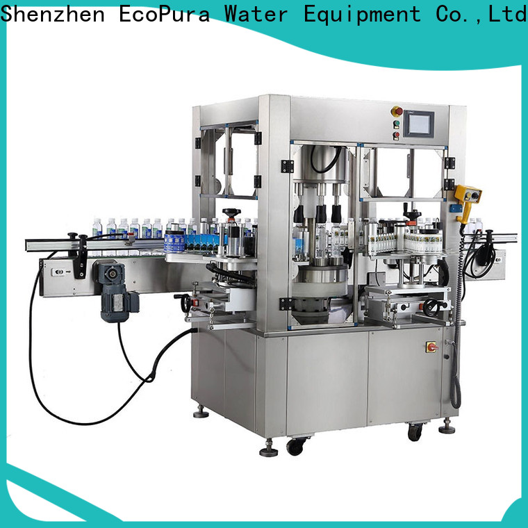 EcoPura ISO9001 certified bottle labeler for sale overseas market for commerce