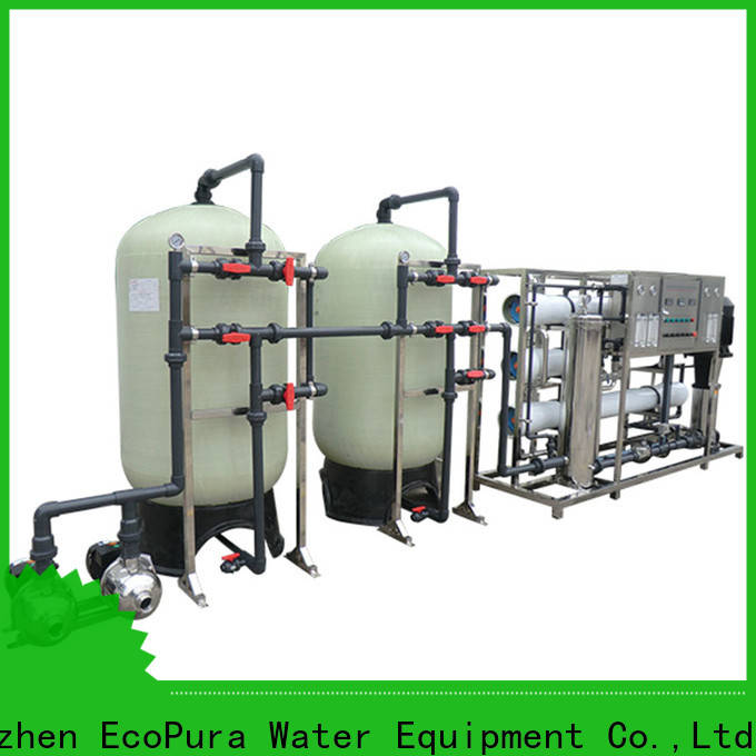 EcoPura 100% quality water treatment machine price exporter for water purification