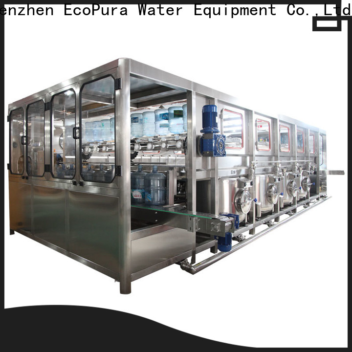 EcoPura most popular water bottling equipment manufacturer for distribution