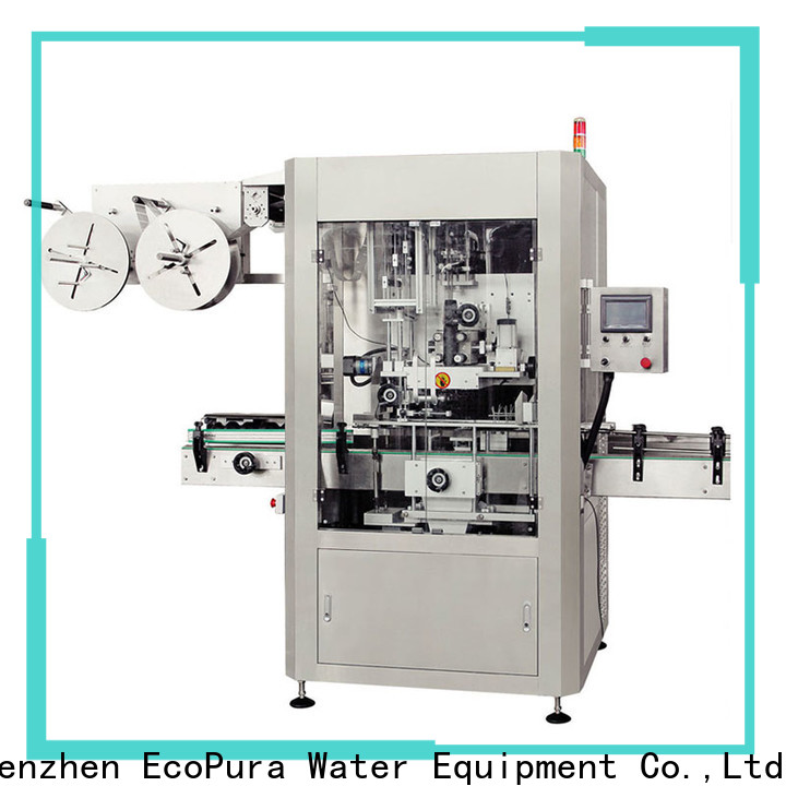 EcoPura ISO9001 certified bottle labeling equipment overseas market for sale