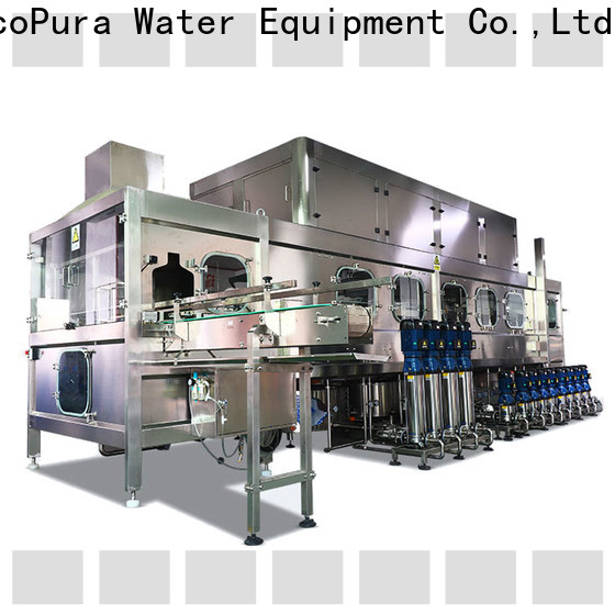 EcoPura automatic water bottling equipment manufacturer for industrial production