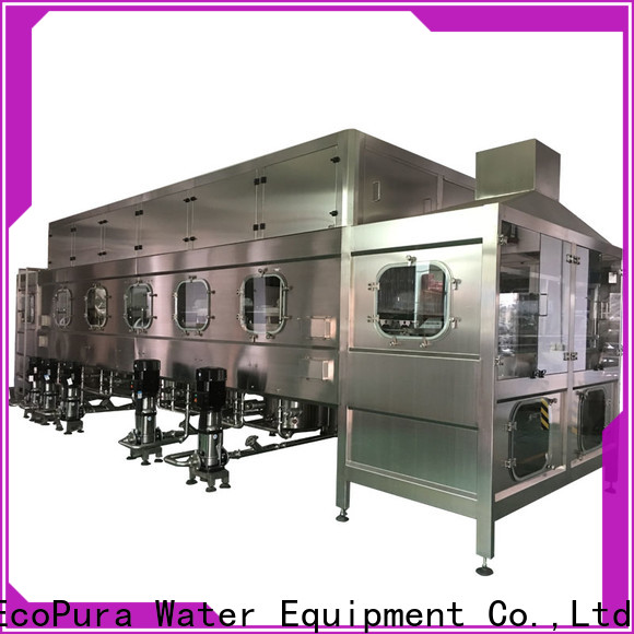 EcoPura 1500bph mineral water bottle filling machine factory for commercial production