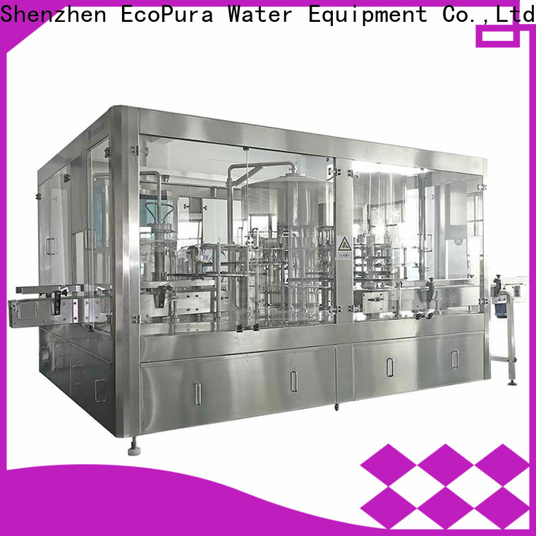 EcoPura 100% quality water bottle filling machine overseas trader for distribution