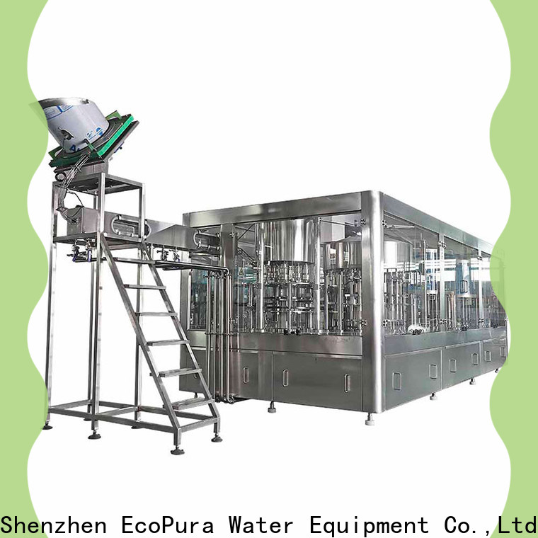 EcoPura 4in1 automatic liquid filling machine factory for liquids