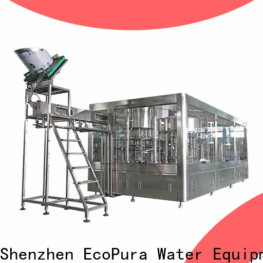 EcoPura affordable small liquid filling machine trade partner for beverages