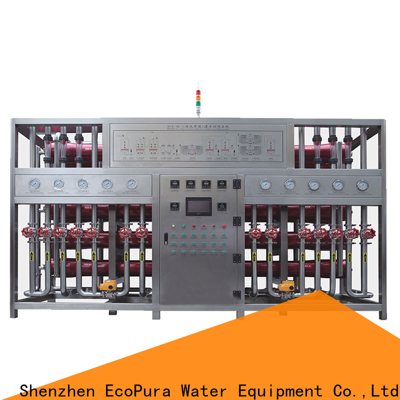 EcoPura strict inspection water treatment equipment supplier exporter for the global market
