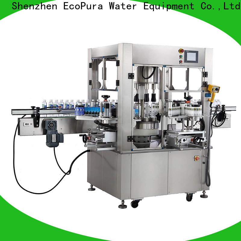 EcoPura melt bottle labeler machine overseas market for commerce