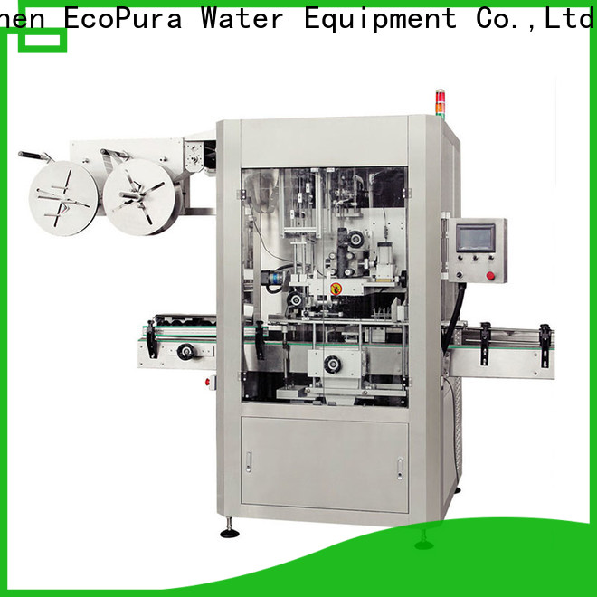EcoPura ISO9001 certified bottle labeling equipment overseas market for commerce