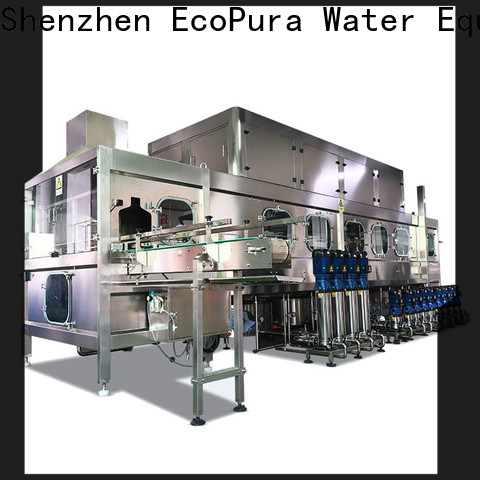 EcoPura 600bph water bottle filler factory for distribution