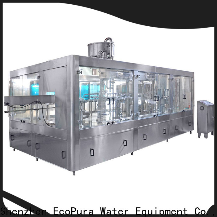 EcoPura automatic carbonated soft drinks filling machine factory for sale