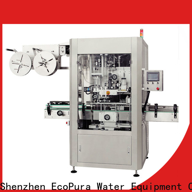 EcoPura sleeve bottle labeler international market for commerce