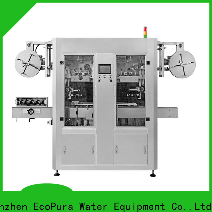 EcoPura double bottle labeler machine international market for wholesale