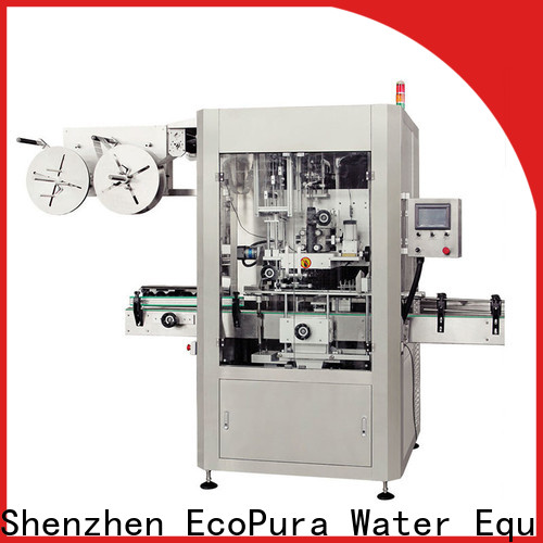 EcoPura ISO9001 certified bottle labeling equipment international market for sale
