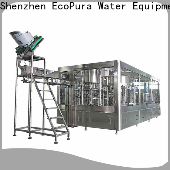 EcoPura low cost small liquid filling machine trade partner for commercial production
