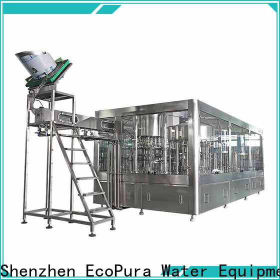EcoPura 3in1 automatic liquid filling machine manufacturer for commercial production