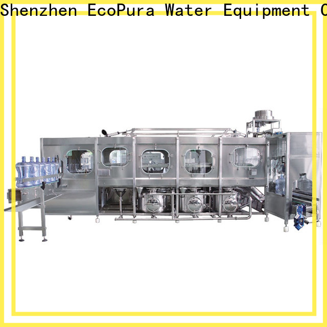 EcoPura 100450bph mineral water bottle filling machine manufacturer for commercial production