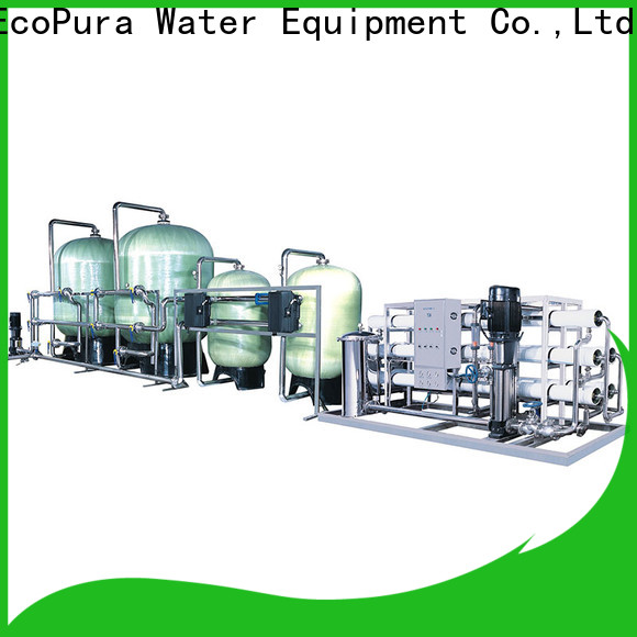 EcoPura strict inspection water treatment equipment for sale exporter for water purification