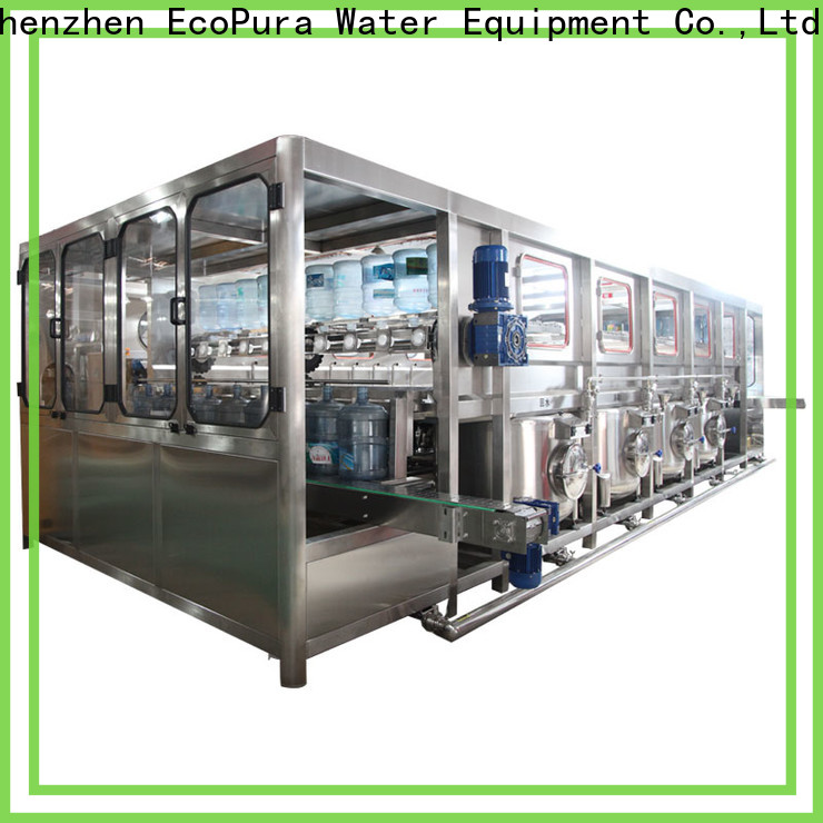 EcoPura 5gallon bottle filling machine price manufacturer for distribution