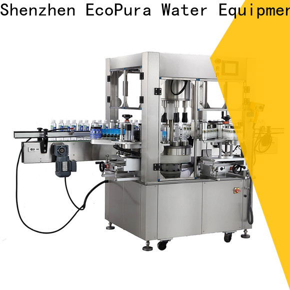 EcoPura double bottle labeling equipment overseas market for wholesale