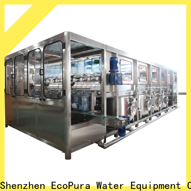 EcoPura 1200bph water bottling equipment factory for commercial production