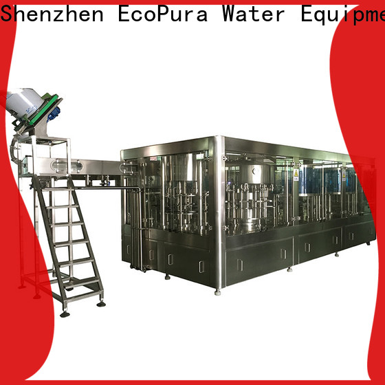 EcoPura bottling bottle filler manufacturer for commercial production