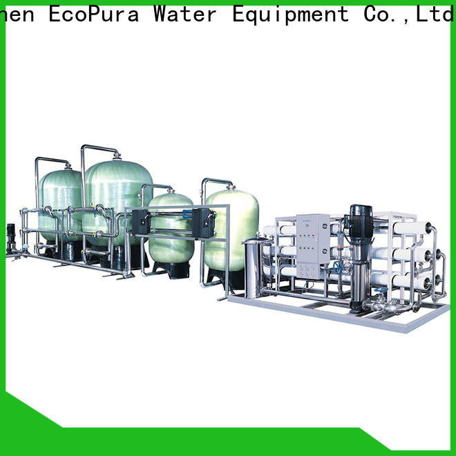 EcoPura strict inspection water treatment process exporter for the global market